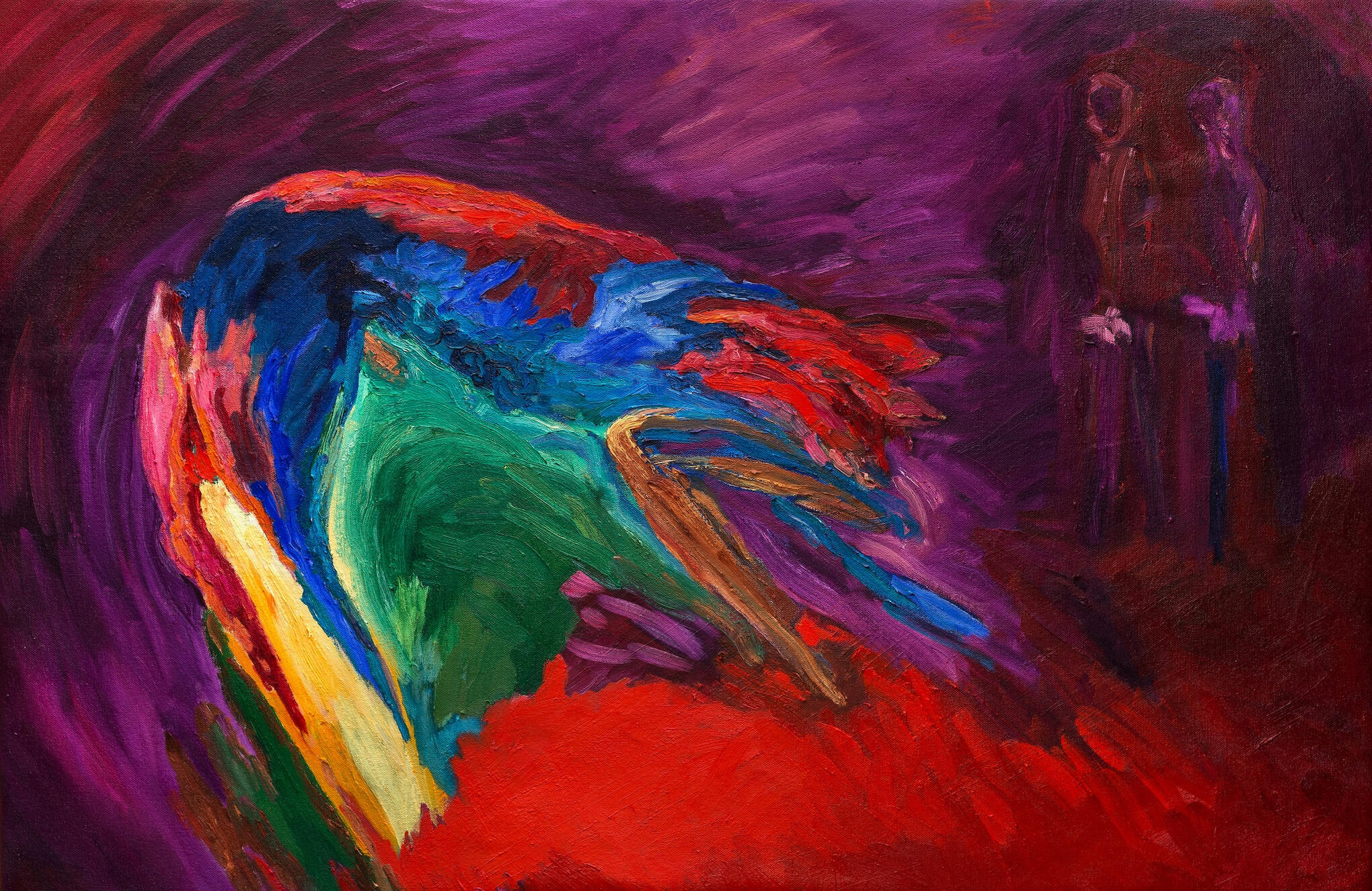 Vacío animal 6 Oil on canvas 56x86 cm (22.1×33.9 in)